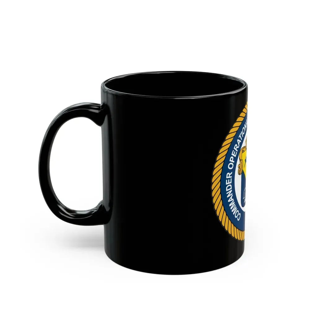 COMOPTEVFOR Commander Operational Test & Evaluation Force (U.S. Navy) Black Coffee Mug - Go Mug Yourself