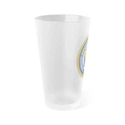 COMOPTEVFOR Commander Operational Test & Evaluation Force (U.S. Navy) Frosted Pint Glass 16oz - Go Mug Yourself