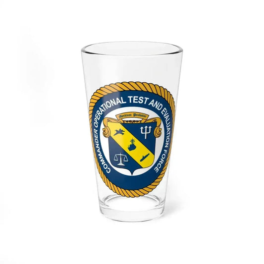 COMOPTEVFOR Commander Operational Test & Evaluation Force (U.S. Navy) Pint Glass 16oz 16oz - Go Mug Yourself