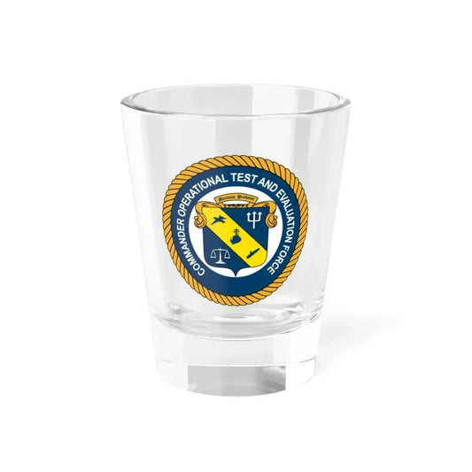 COMOPTEVFOR Commander Operational Test & Evaluation Force (U.S. Navy) Shot Glass 1.5oz 1.5oz - Go Mug Yourself