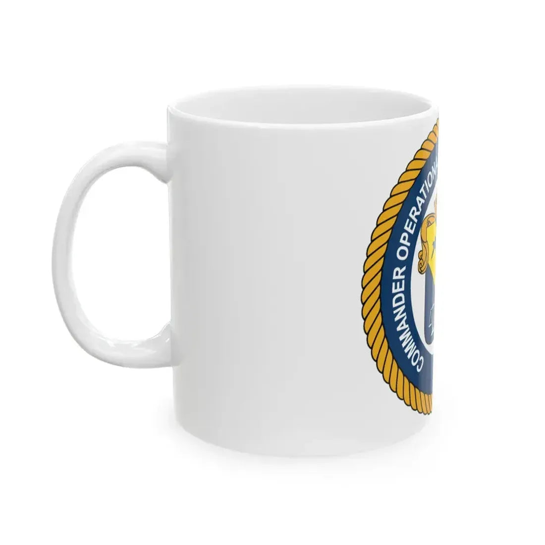 COMOPTEVFOR Commander Operational Test & Evaluation Force (U.S. Navy) White Coffee Mug - Go Mug Yourself