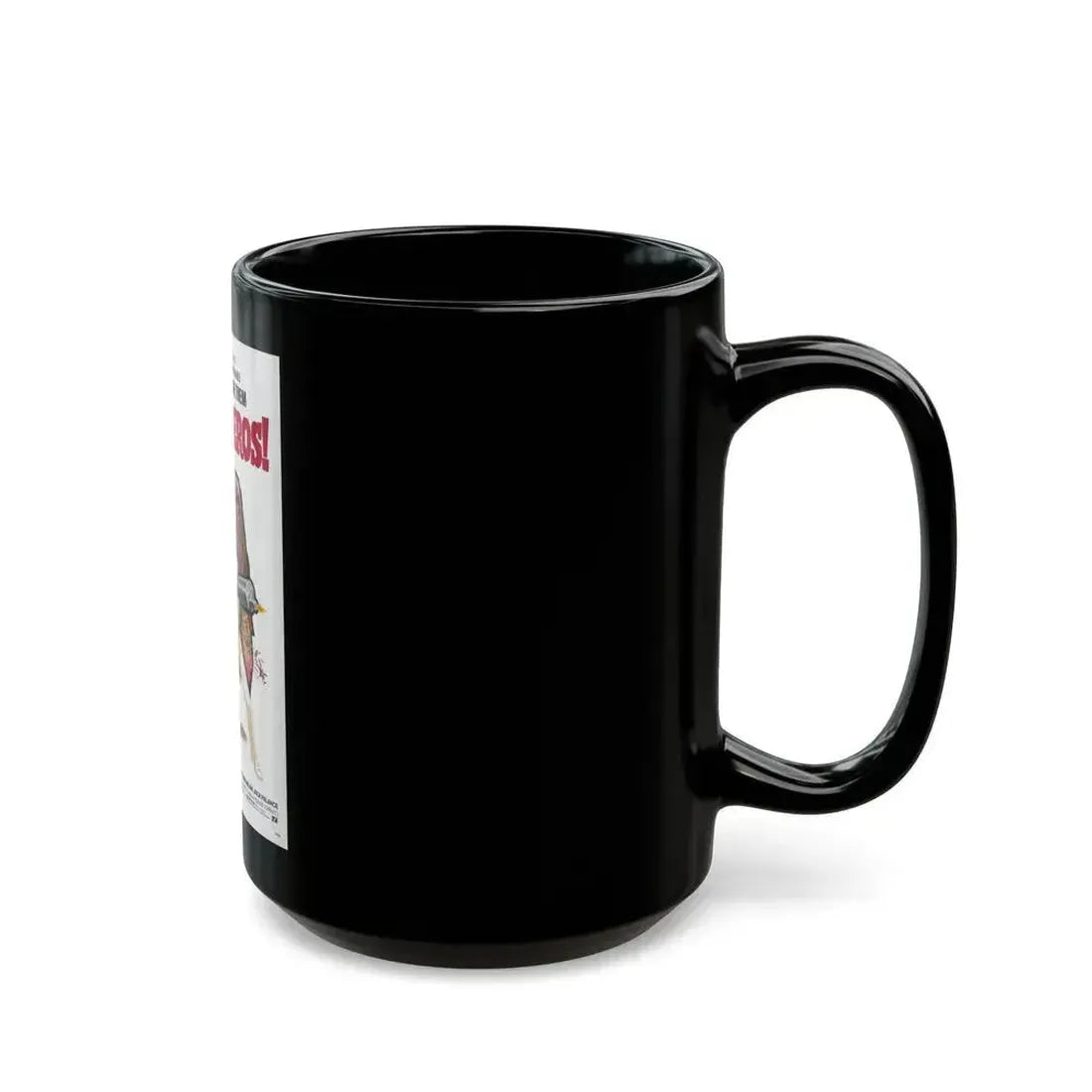 COMPANEROS 1970 Movie Poster - Black Coffee Mug - Go Mug Yourself