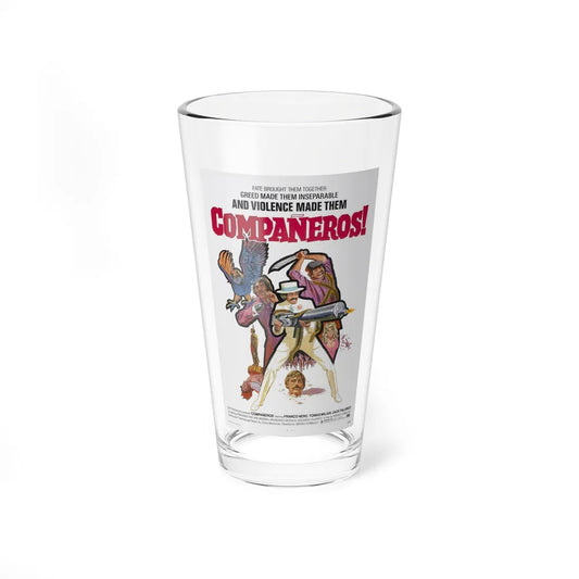 COMPANEROS 1970 Movie Poster - Pint Glass 16oz-16oz-Go Mug Yourself