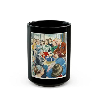 Companion Illustration, December 1941 - Black Coffee Mug 15oz - Go Mug Yourself