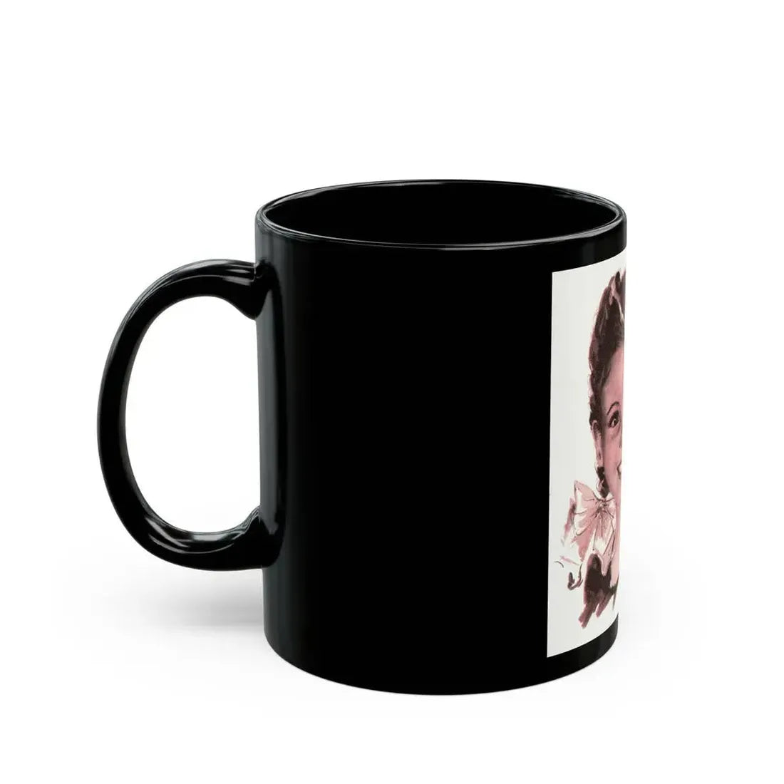 Companion magazine illustration, December 1941_1 - Black Coffee Mug - Go Mug Yourself