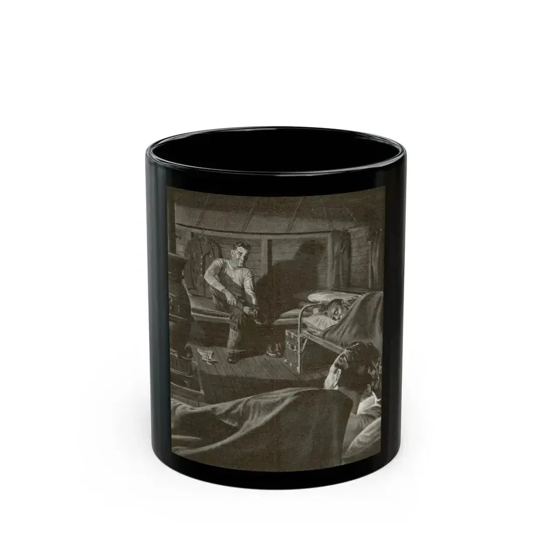 Companion Magazine Illustration, October 1942 - Black Coffee Mug 11oz - Go Mug Yourself