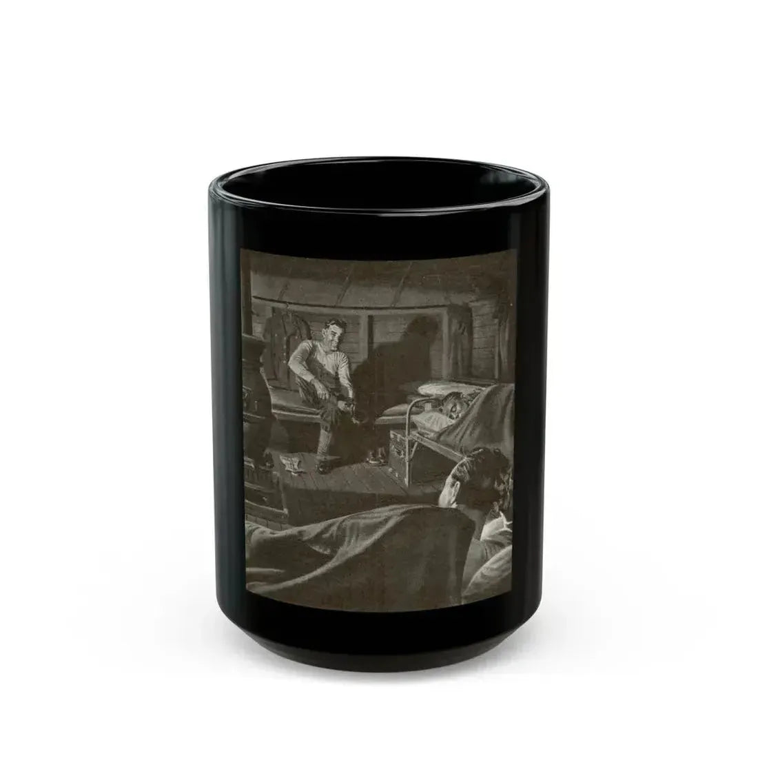 Companion Magazine Illustration, October 1942 - Black Coffee Mug 15oz - Go Mug Yourself