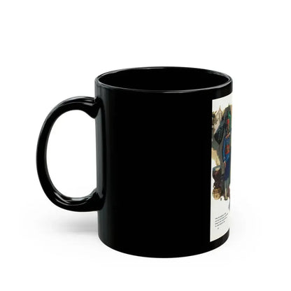 Companion Magazine Illustration, October 1942_1 - Black Coffee Mug - Go Mug Yourself