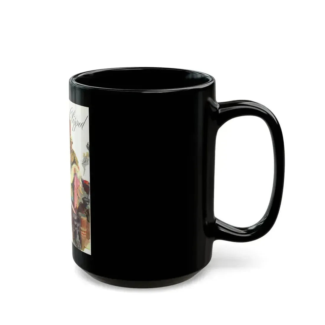 Companion Magazine Illustration, October 1942_1 - Black Coffee Mug - Go Mug Yourself