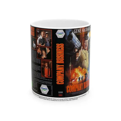 COMPANY BUSINESS GENE HACKMAN (VHS COVER) - White Coffee Mug 11oz - Go Mug Yourself