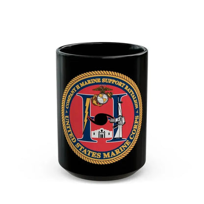 COMPANY H MARINE (USMC) Black Coffee Mug 15oz - Go Mug Yourself