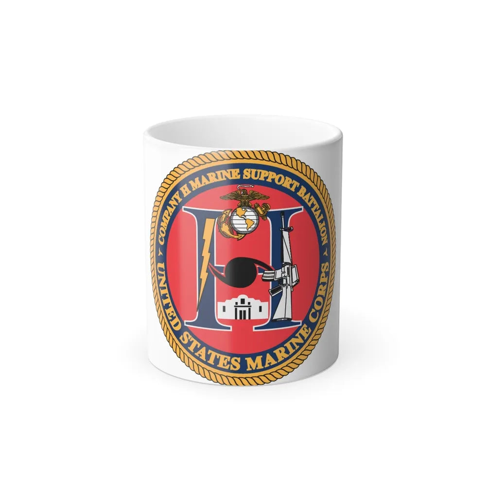 COMPANY H MARINE (USMC) Color Changing Mug 11oz-11oz-Go Mug Yourself