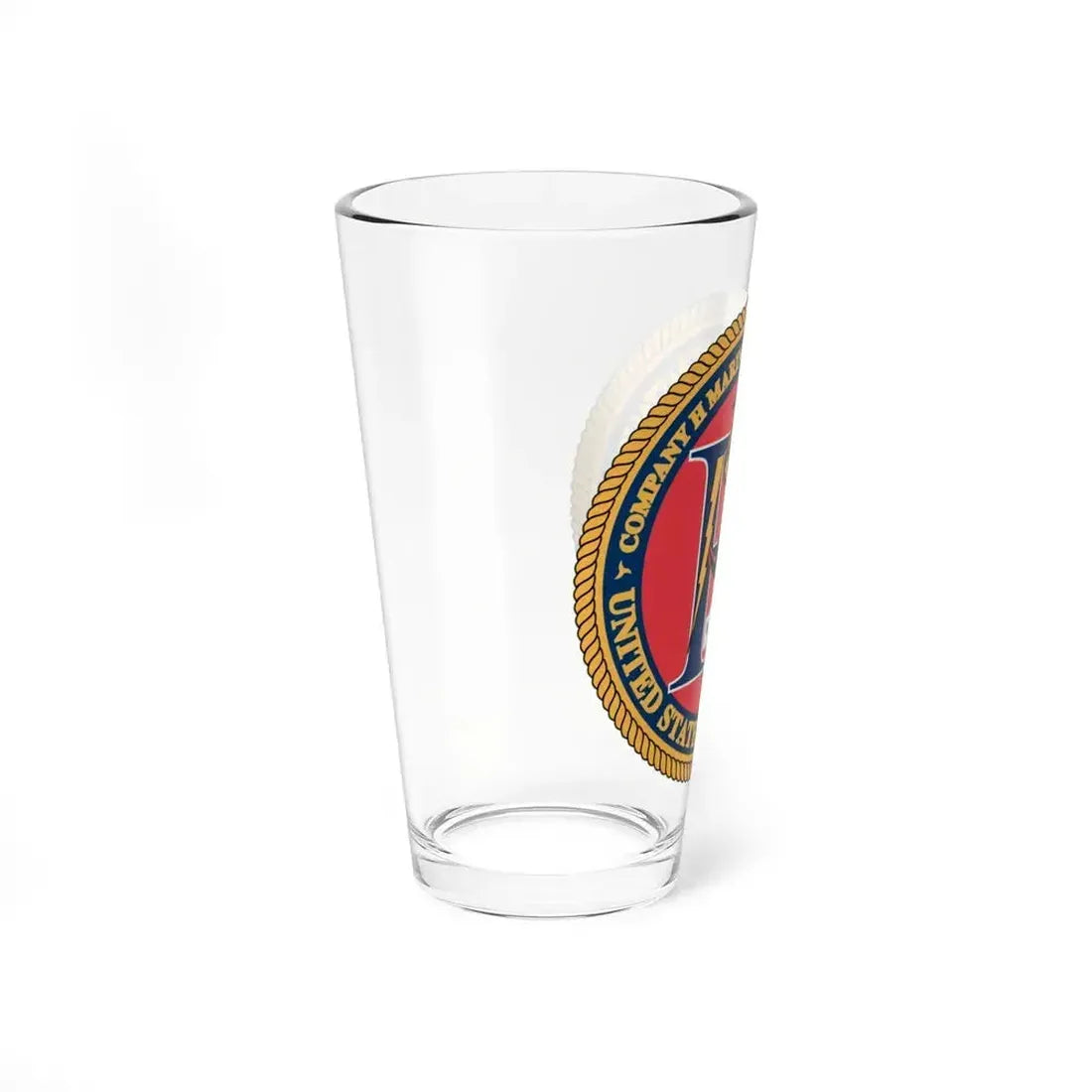 COMPANY H MARINE (USMC) Pint Glass 16oz - Go Mug Yourself