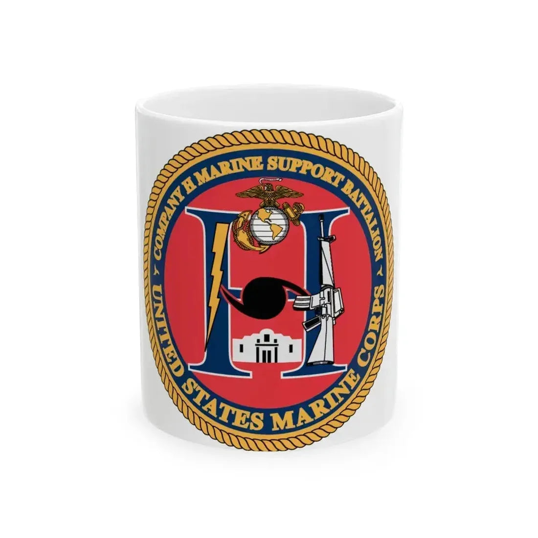 COMPANY H MARINE (USMC) White Coffee Mug 11oz - Go Mug Yourself
