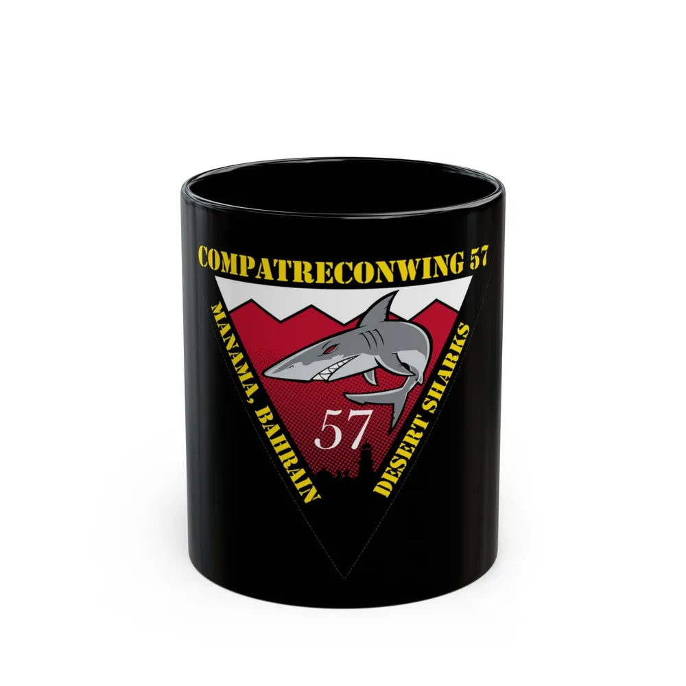 COMPATRECONWING 57 Commander Patrol and Reconnaissance Wing 57 (U.S. Navy) Black Coffee Mug-11oz-Go Mug Yourself