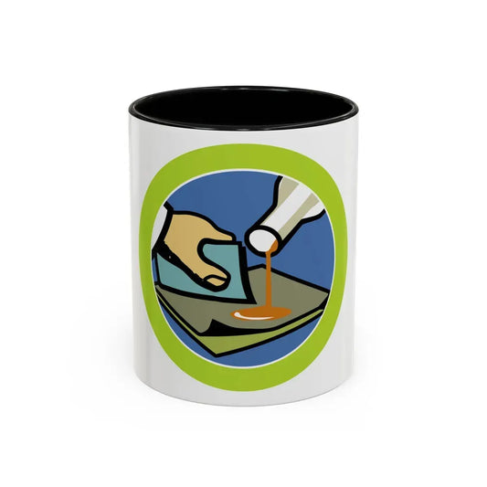 Composite Materials (Boy Scout Merit Badge) Accent Coffee Mug 11oz Black - Go Mug Yourself