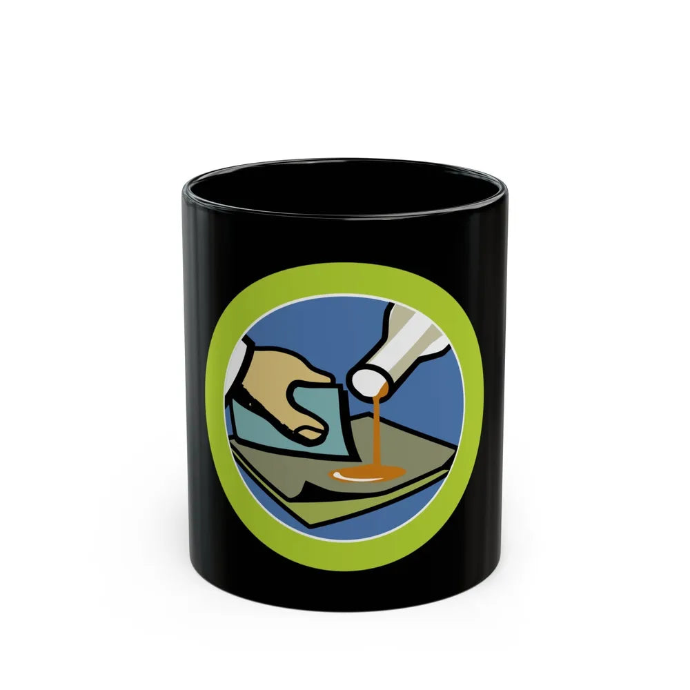 Composite Materials (Boy Scout Merit Badge) Black Coffee Mug-11oz-Go Mug Yourself