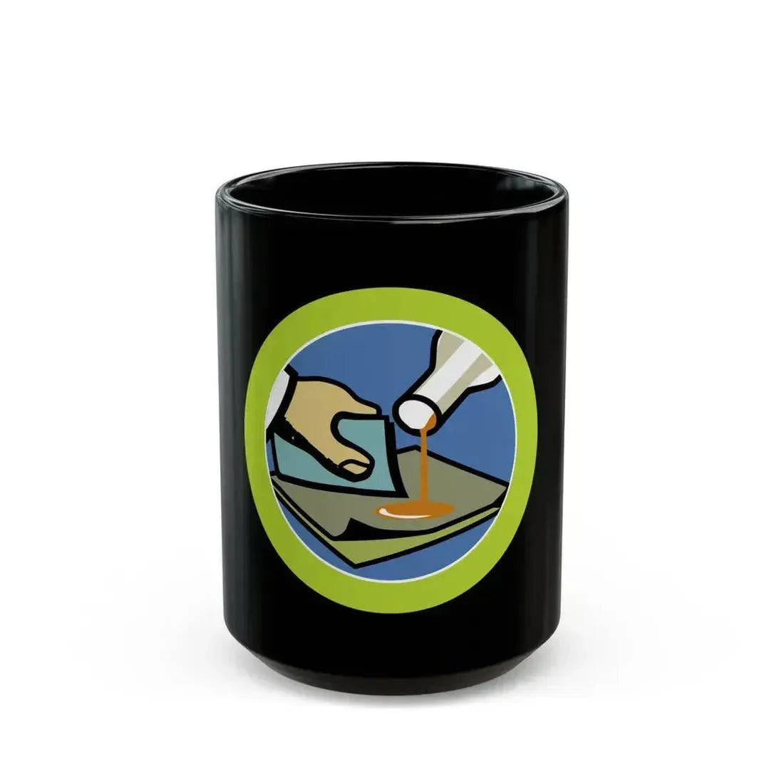 Composite Materials (Boy Scout Merit Badge) Black Coffee Mug 15oz - Go Mug Yourself