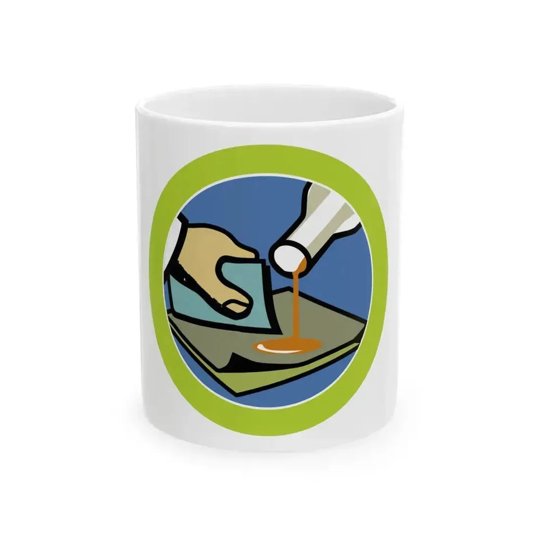Composite Materials (Boy Scout Merit Badge) White Coffee Mug 11oz - Go Mug Yourself