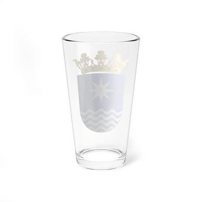 Compostela Old Shield (Costa Rica) (Coat of Arms) Pint Glass 16oz - Go Mug Yourself