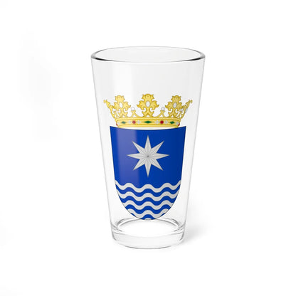Compostela Old Shield (Dominica) (Coat of Arms) Pint Glass 16oz 16oz - Go Mug Yourself