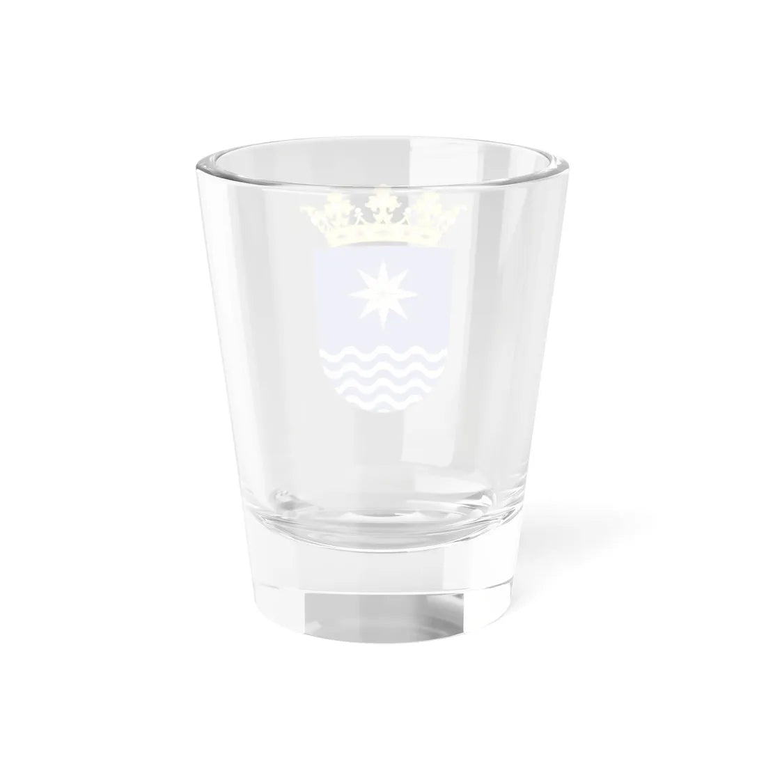 Compostela Old Shield (Dominica) (Coat of Arms) Shot Glass 1.5oz - Go Mug Yourself