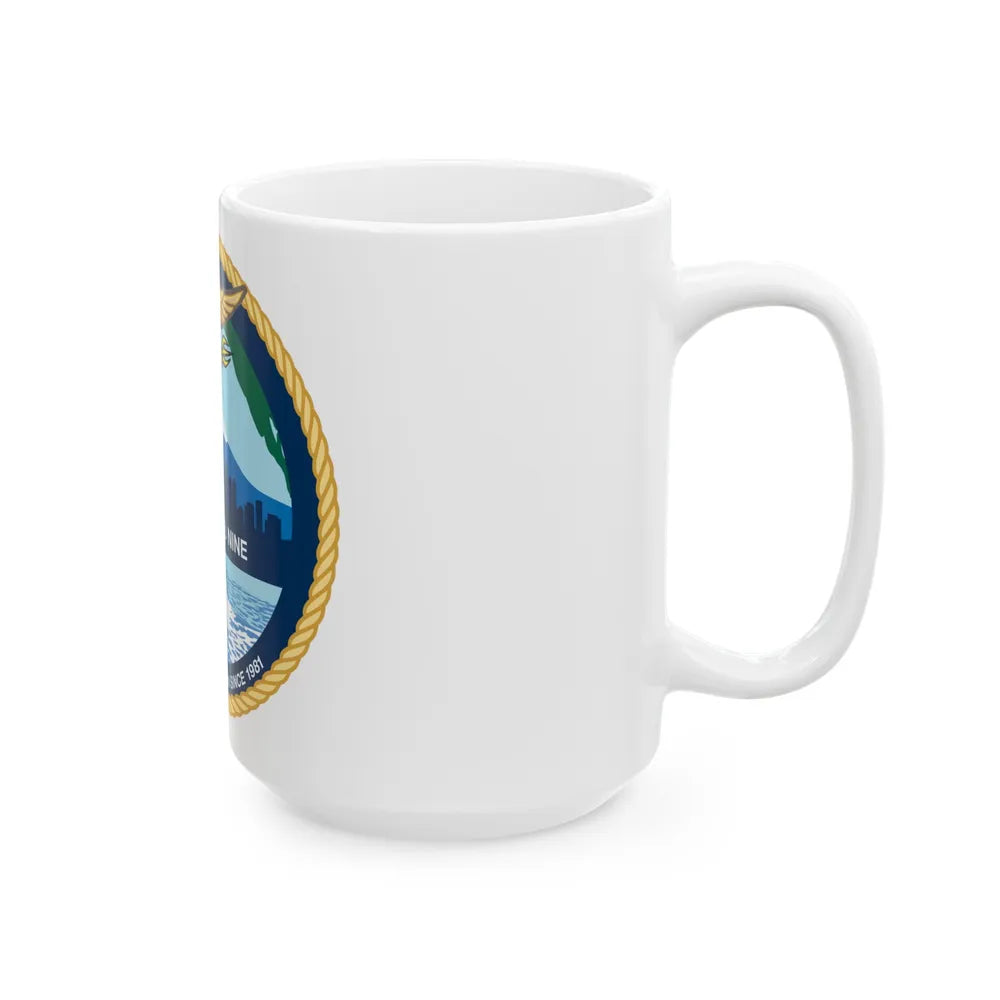 COMSUBGRU 9 Commander Submarine Group 9 (U.S. Navy) White Coffee Mug-Go Mug Yourself