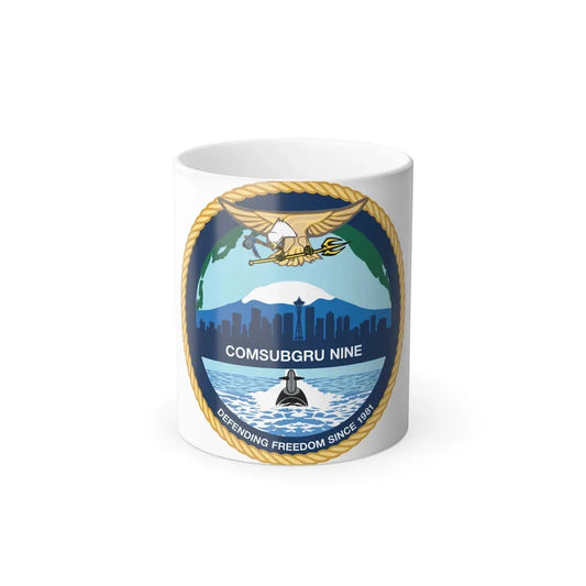 COMSUBGRU 9 Commander Submarine Group 9 (U.S. Navy) Color Changing Mug 11oz Default Title 11oz - Go Mug Yourself