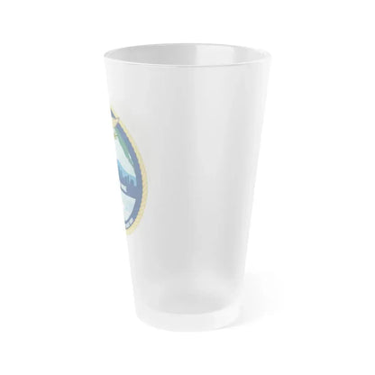 COMSUBGRU 9 Commander Submarine Group 9 (U.S. Navy) Frosted Pint Glass 16oz - Go Mug Yourself