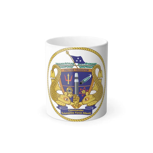COMSUBLANT Atlantic Crest Commander Submarine Force Atlantic (U.S. Navy) Color Changing Mug 11oz Default Title 11oz - Go Mug Yourself