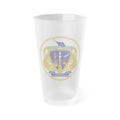 COMSUBLANT Atlantic Crest Commander Submarine Force Atlantic (U.S. Navy) Frosted Pint Glass 16oz Default Title - Go Mug Yourself