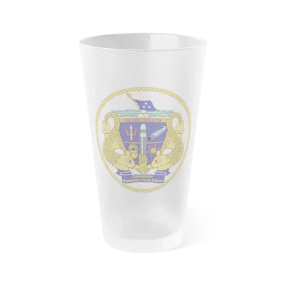 COMSUBLANT Atlantic Crest Commander Submarine Force Atlantic (U.S. Navy) Frosted Pint Glass 16oz Default Title - Go Mug Yourself