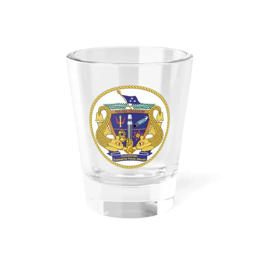 COMSUBLANT Atlantic Crest Commander Submarine Force Atlantic (U.S. Navy) Shot Glass 1.5oz 1.5oz - Go Mug Yourself