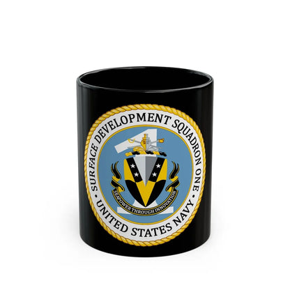 COMSURFDEVRON (U.S. Navy) Black Coffee Mug-11oz-Go Mug Yourself