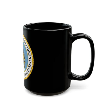 COMSURFDEVRON (U.S. Navy) Black Coffee Mug-Go Mug Yourself