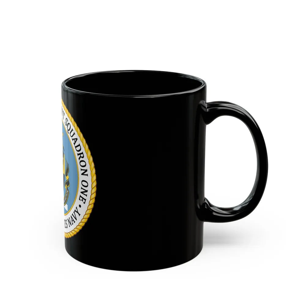 COMSURFDEVRON (U.S. Navy) Black Coffee Mug-Go Mug Yourself