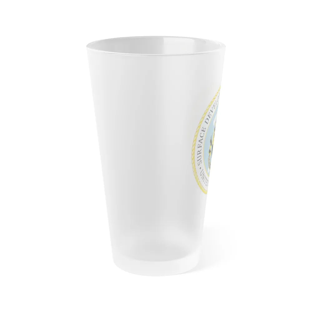 COMSURFDEVRON (U.S. Navy) Frosted Pint Glass 16oz-Go Mug Yourself