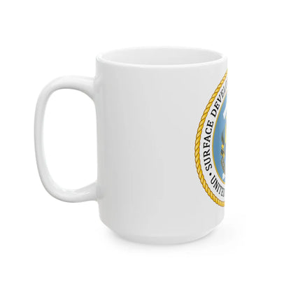 COMSURFDEVRON (U.S. Navy) White Coffee Mug-Go Mug Yourself