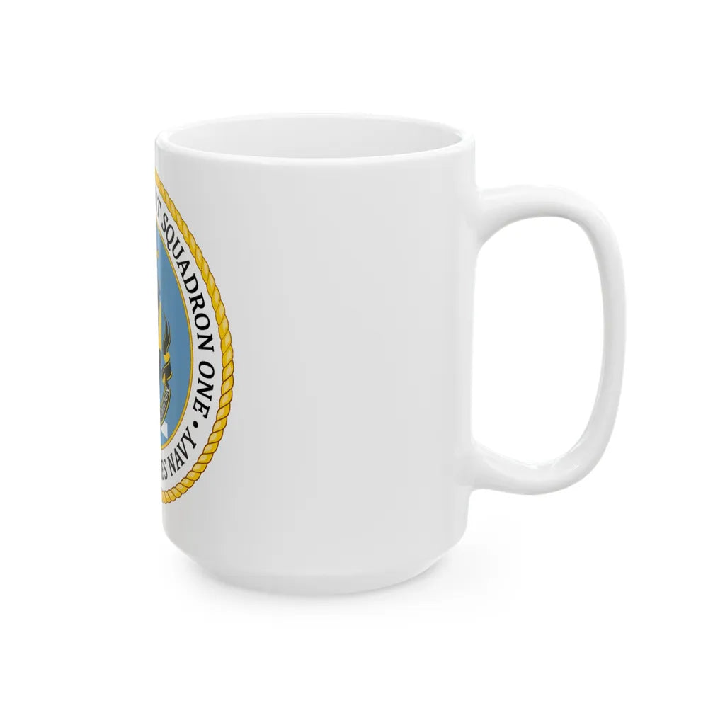 COMSURFDEVRON (U.S. Navy) White Coffee Mug-Go Mug Yourself