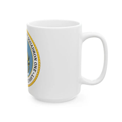 COMSURFDEVRON (U.S. Navy) White Coffee Mug-Go Mug Yourself