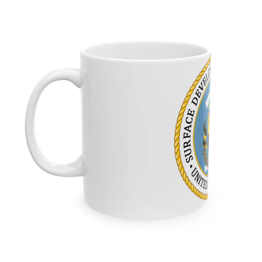 COMSURFDEVRON (U.S. Navy) White Coffee Mug-Go Mug Yourself