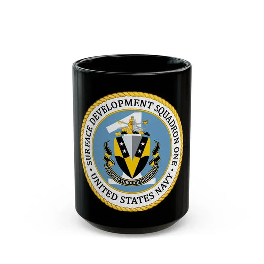 COMSURFDEVRON (U.S. Navy) Black Coffee Mug 15oz - Go Mug Yourself