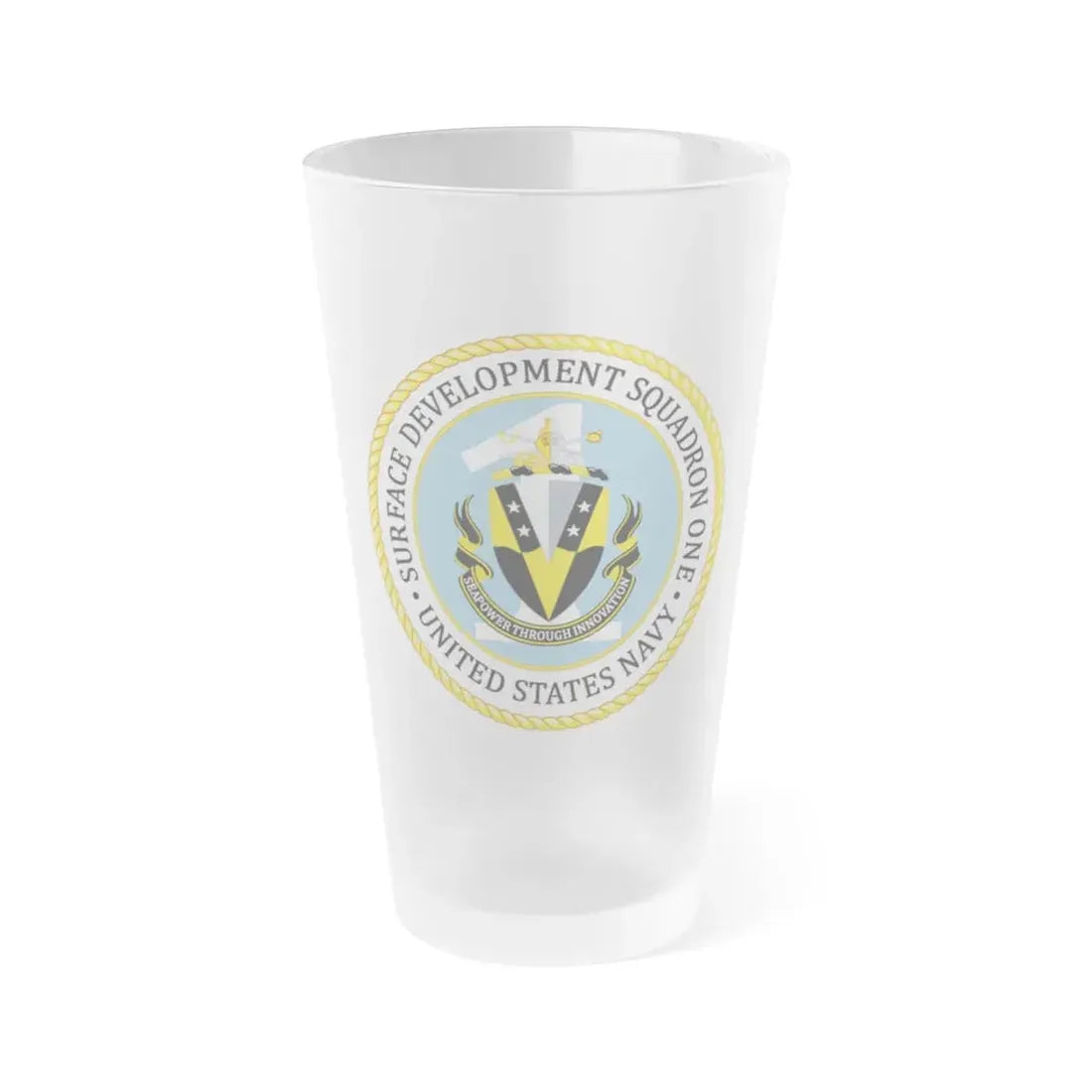 COMSURFDEVRON (U.S. Navy) Frosted Pint Glass 16oz Default Title - Go Mug Yourself