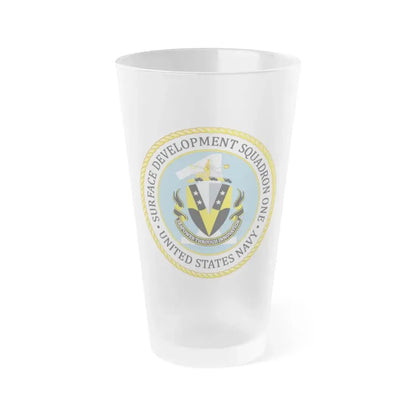 COMSURFDEVRON (U.S. Navy) Frosted Pint Glass 16oz Default Title - Go Mug Yourself