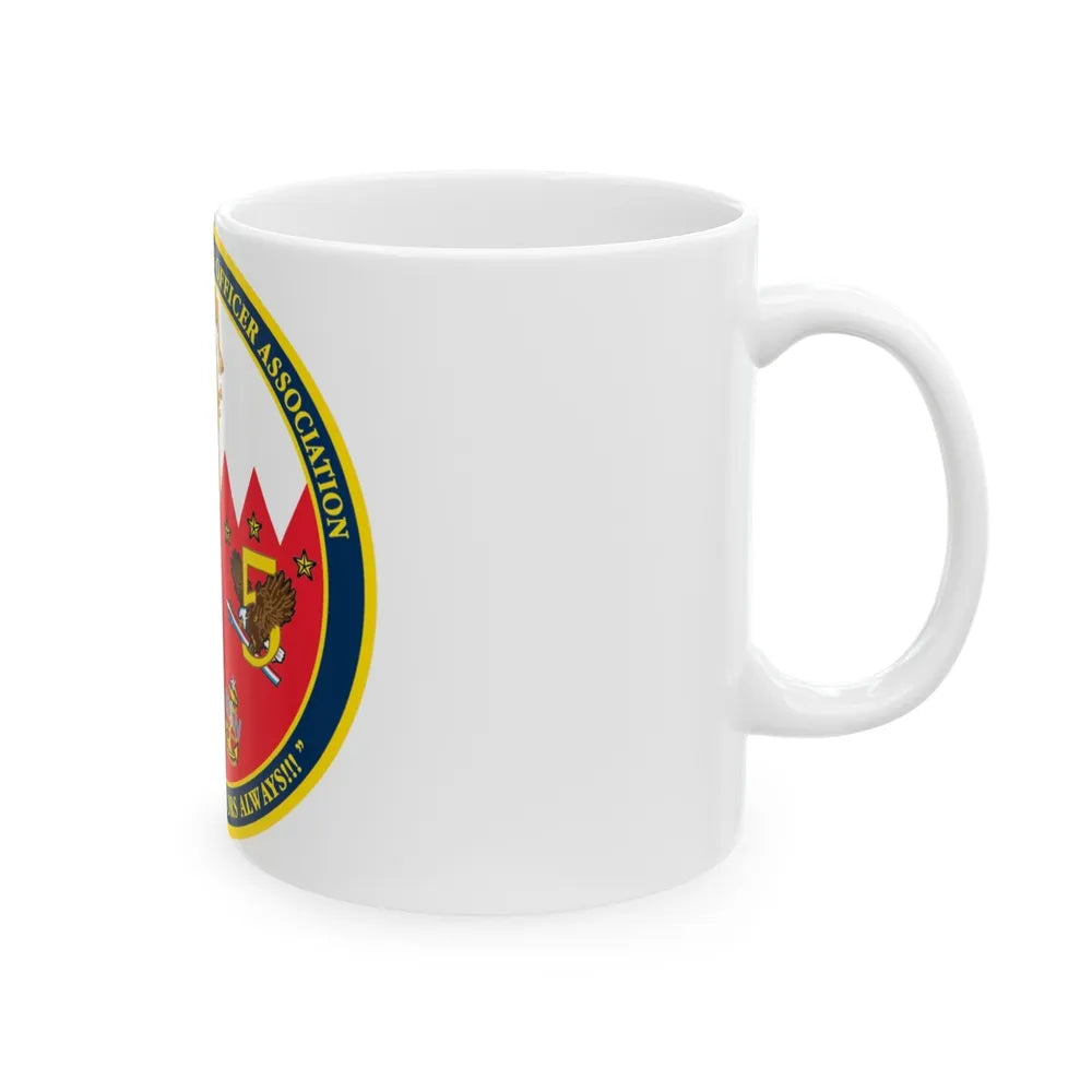 COMUSNAVCENT CPO Assoc COMUSNAVCENT CPO Assoc US Naval Forces Central Command Chief Petty Officer Association (U.S. Navy) White Coffee Mug-Go Mug Yourself