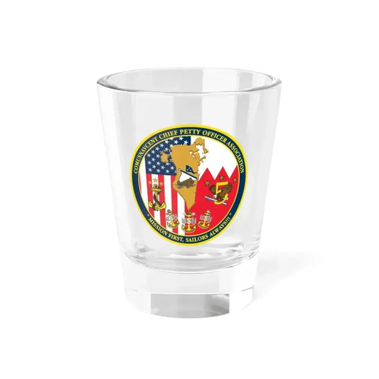COMUSNAVCENT CPO Assoc COMUSNAVCENT CPO Assoc US Naval Forces Central Command Chief Petty Officer Association (U.S. Navy) Shot Glass 1.5oz 1.5oz - Go Mug Yourself
