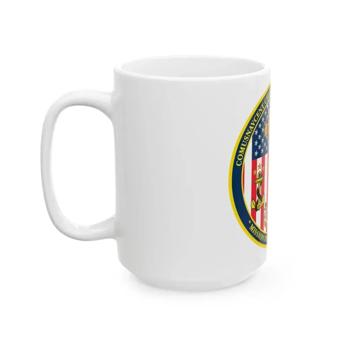 COMUSNAVCENT CPO Assoc COMUSNAVCENT CPO Assoc US Naval Forces Central Command Chief Petty Officer Association (U.S. Navy) White Coffee Mug - Go Mug Yourself