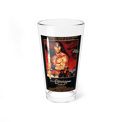 CONAN THE DESTROYER 1984 Movie Poster - Pint Glass 16oz-16oz-Go Mug Yourself