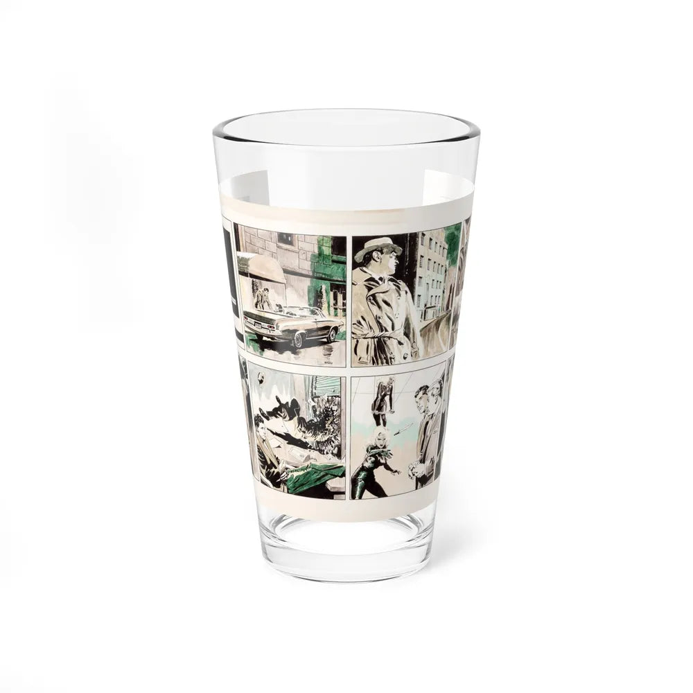 Concept art for Danger Plus Two by Doug Wildey, 1960 01 - Pint Glass 16oz-16oz-Go Mug Yourself