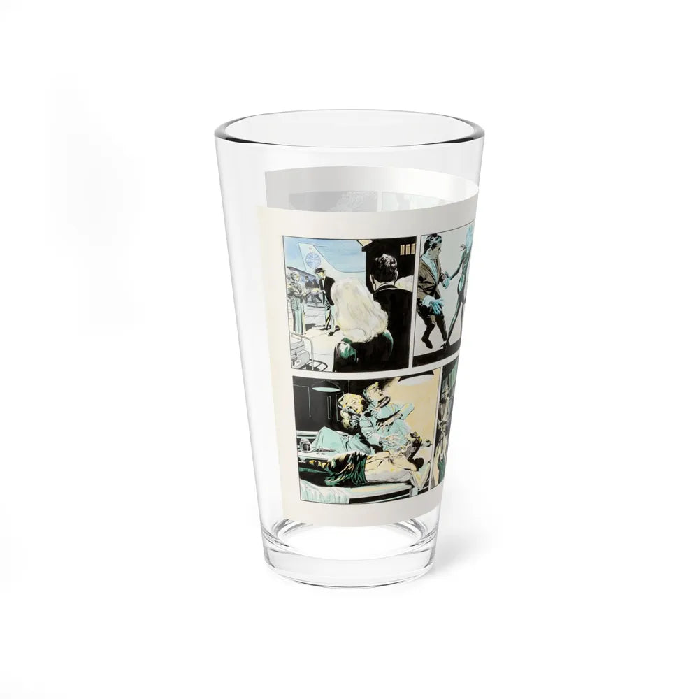 Concept art for Danger Plus Two by Doug Wildey, 1960 02 - Pint Glass 16oz-Go Mug Yourself